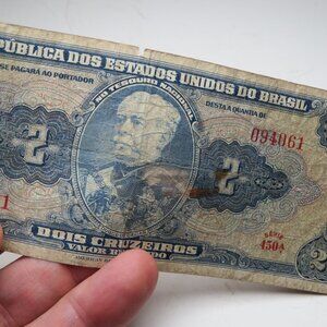 Antique Foreign Money Bill